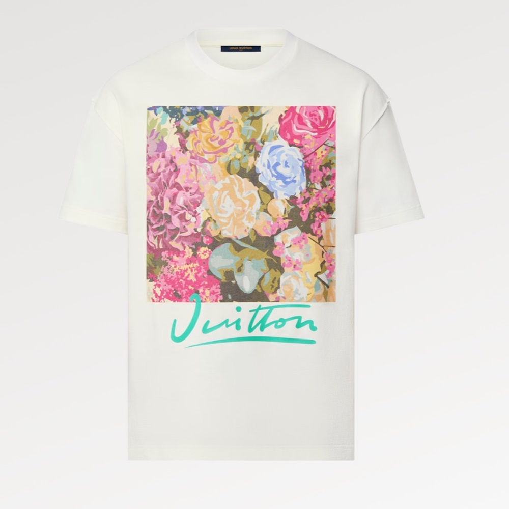 LV Flower Tapestry Print T-Shirt AUTHENTIC SHIRT SOLD OUT in store